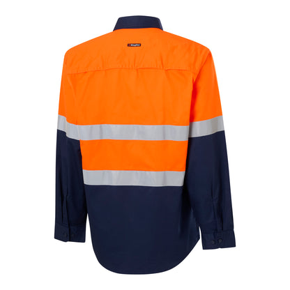 King Gee K54007 Originals Closed Front  Vented Drill Shirt Tape