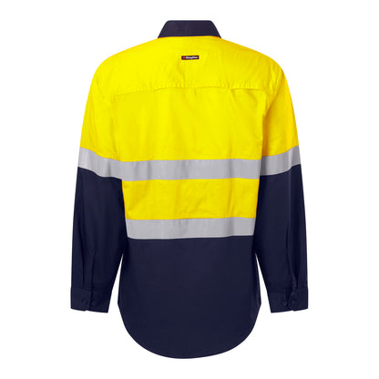 King Gee K54007 Originals Closed Front  Vented Drill Shirt Tape