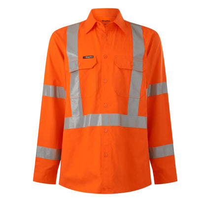 King Gee K54016 Workcool Vented NSW Rail Shirt