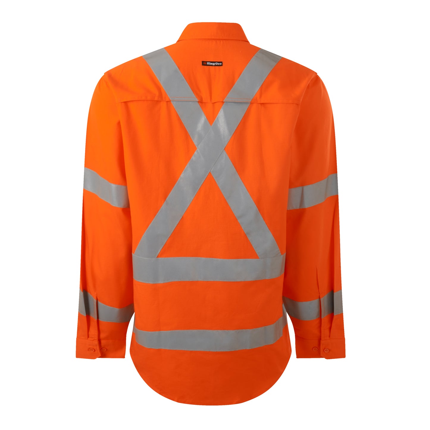 King Gee K54016 Workcool Vented NSW Rail Shirt