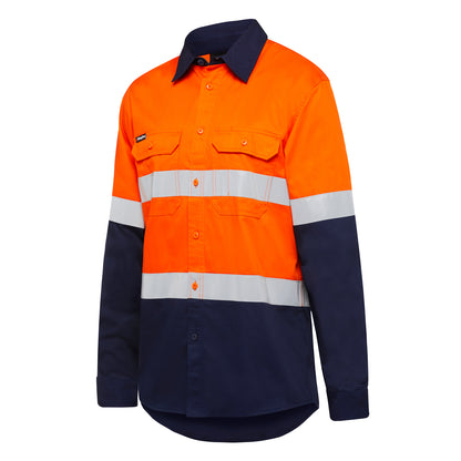 King Gee K54025 Originals Vented Drill Shirt Taped