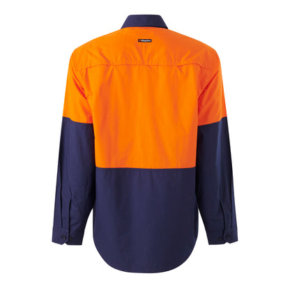 King Gee K54912 Workcool Vented Spliced Shirt Long Sleeve