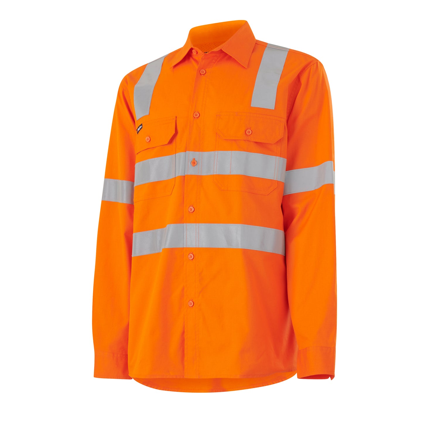 King Gee K54917 Workcool Vented X Back Shirt Long Sleeve