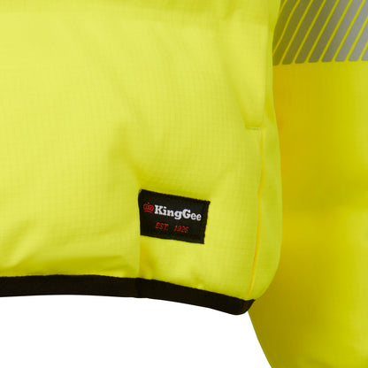 King Gee K55011 Originals DWR Reflective Puffer Jacket