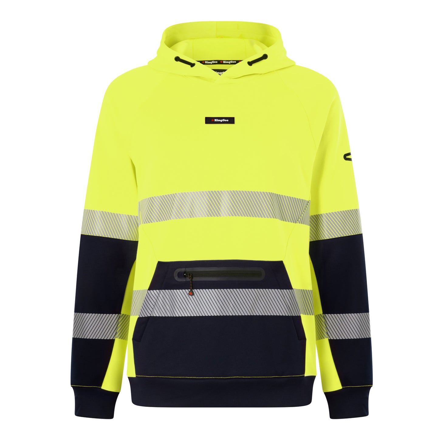 King Gee K55013 Originals Hi Vis Reflective Water Repellant Hoodie