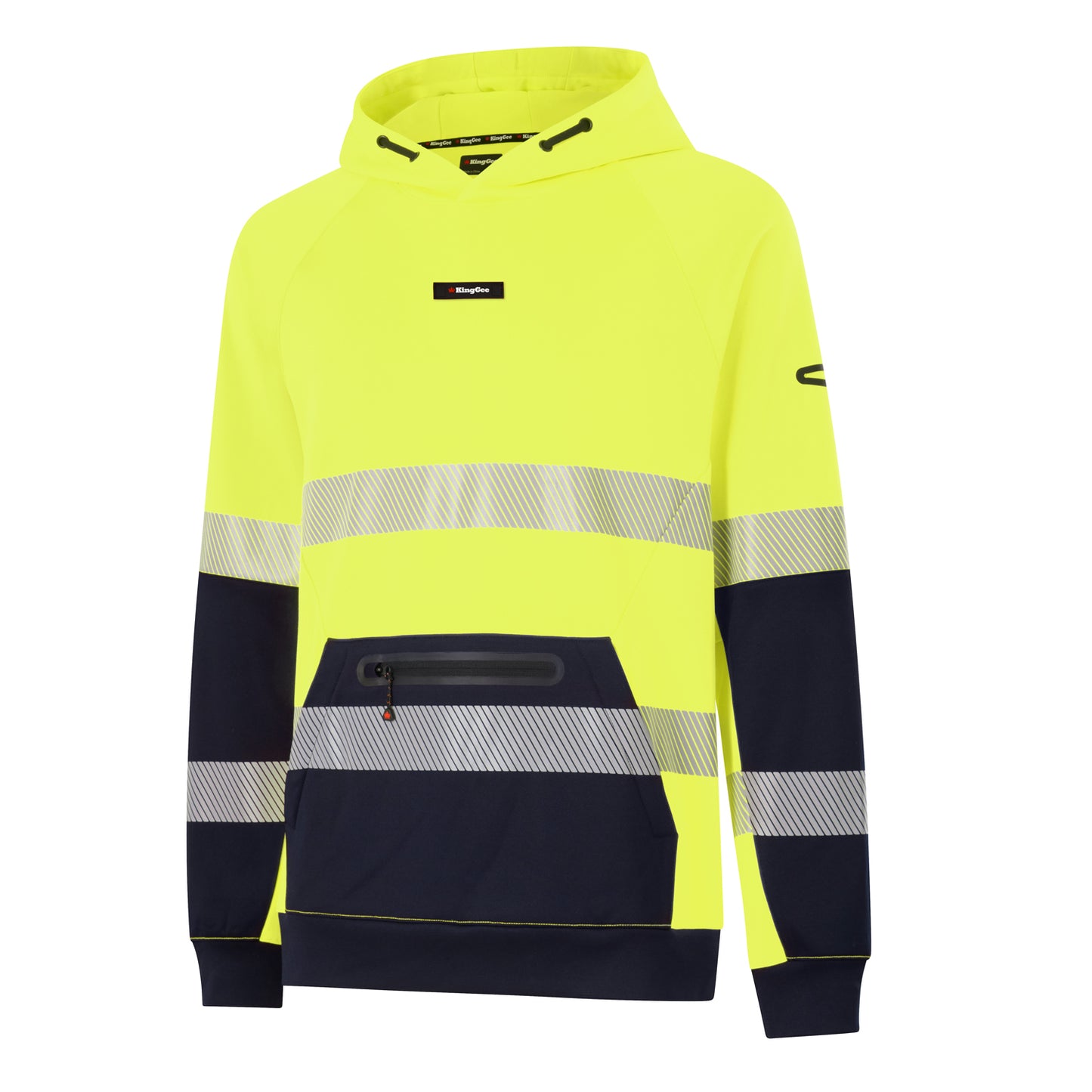 King Gee K55013 Originals Hi Vis Reflective Water Repellant Hoodie