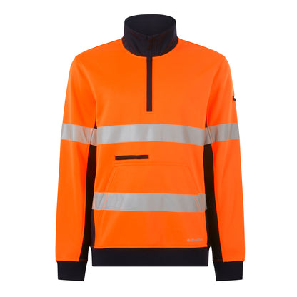 King Gee K55040 Reflective Spliced 1/4 Zip Fleece