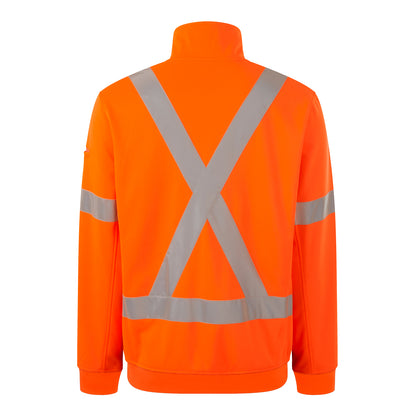 King Gee K55057 Reflective 1/4 Zip Fleece  X Back
