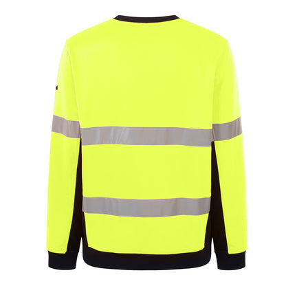King Gee K55058 Reflective Spliced Crew Neck  Fleece