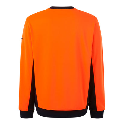 King Gee K55062 Hi Vis Spliced Crew Neck Fleece