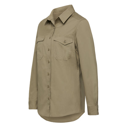 King Gee K69880 Women's Workcool 2 Long Sleeve Ripstop Work Shirt