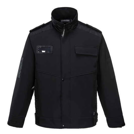 Portwest Huski Warden Softshell (3L) in Black