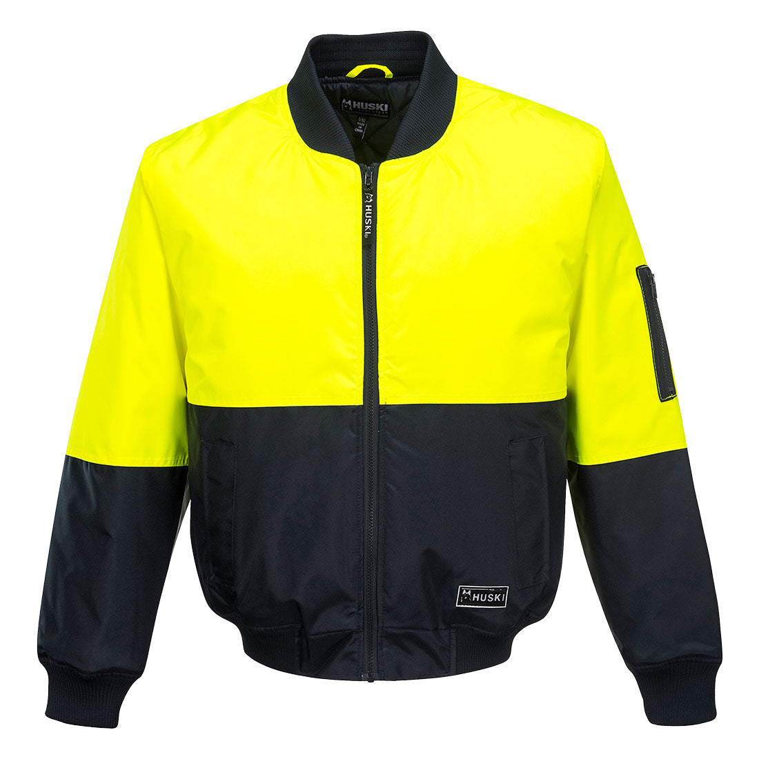 Portwest Huski Bomber Jacket in Yellow/Navy