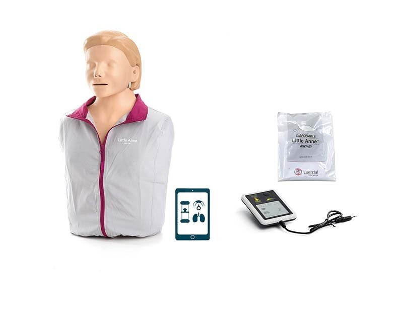 LAERDAL L-KIT-LAQCPRSINGLELT Manikin QCPR Little Anne Single Light Skin Kit