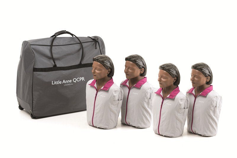 LAERDAL L124-03050 Manikin QCPR Little Anne Dark 4 Pack