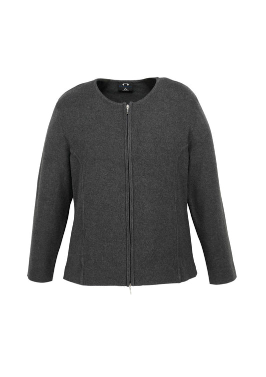 BizCollection LC3505 Womens 2-Way Zip Cardigan