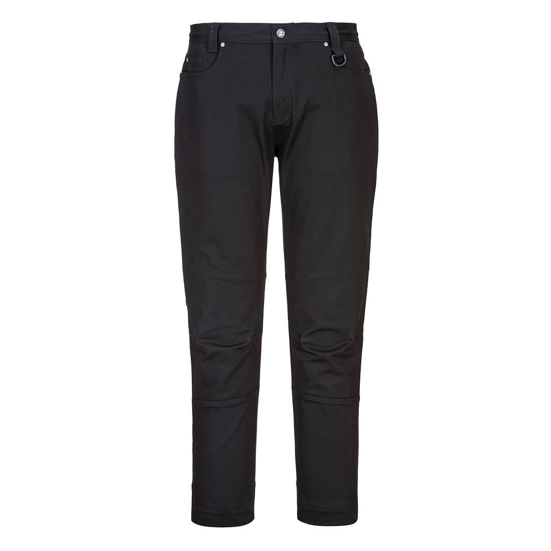 Portwest KX3 Women's Stretch Slim Fit Work Pants in Black