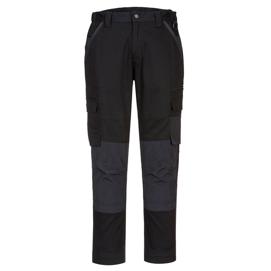 Portwest KX3 Women's Stretch Slim Fit Trade Pants in Black