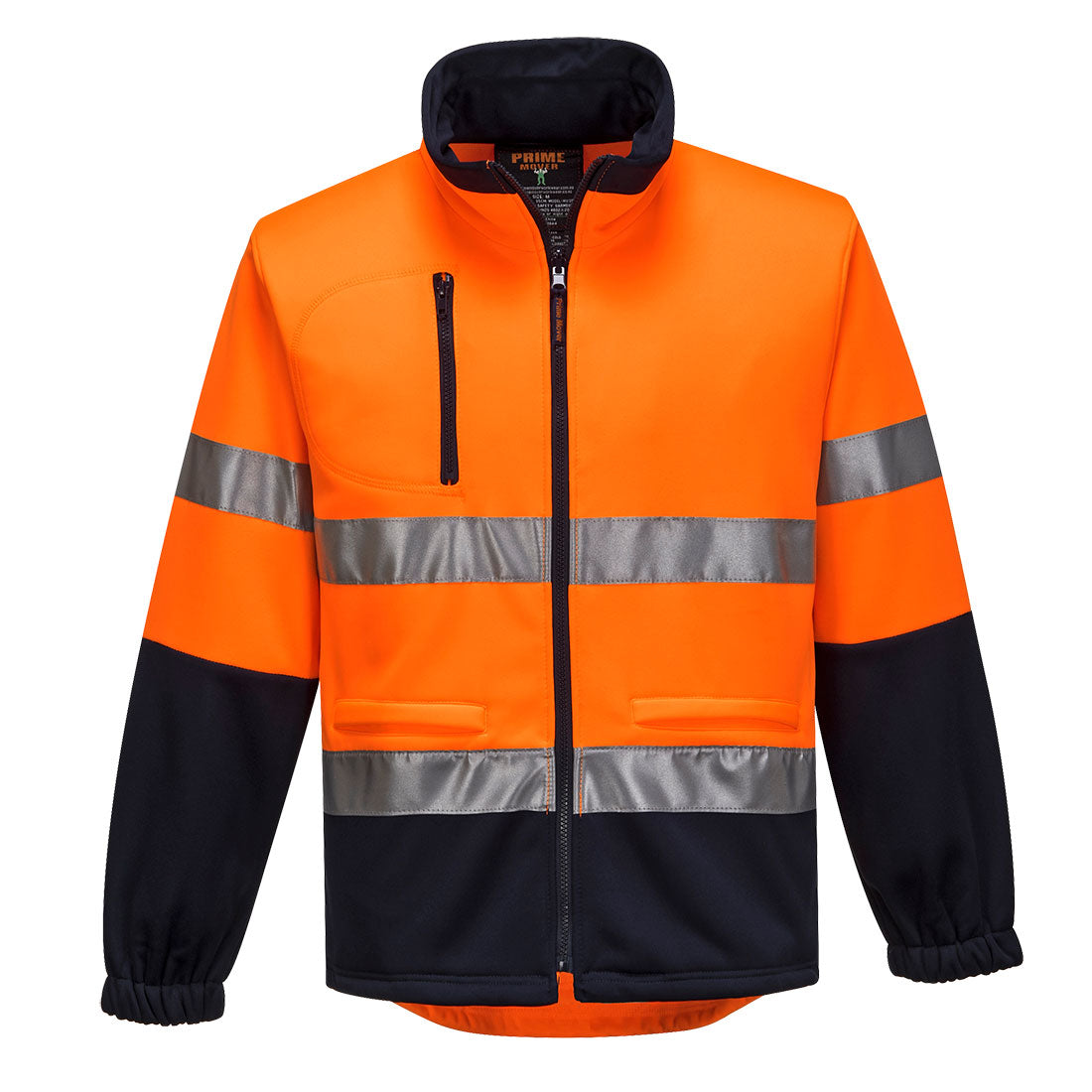 Portwest MA315 Hi-Vis Water Repellent Contrast Zipped Brush Fleece