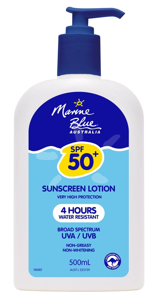 MARINE BLUE MB0429 Sunscreen Dry Touch Lotion SPF50+ 500mL Pump