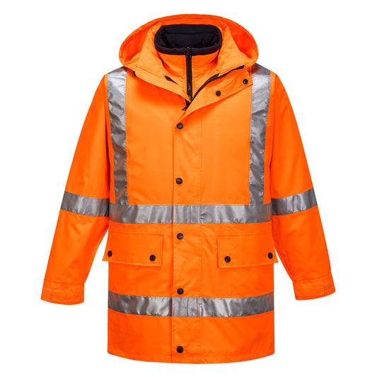 Portwest Max Hi-Vis X Back 4-in-1 Jacket in Orange