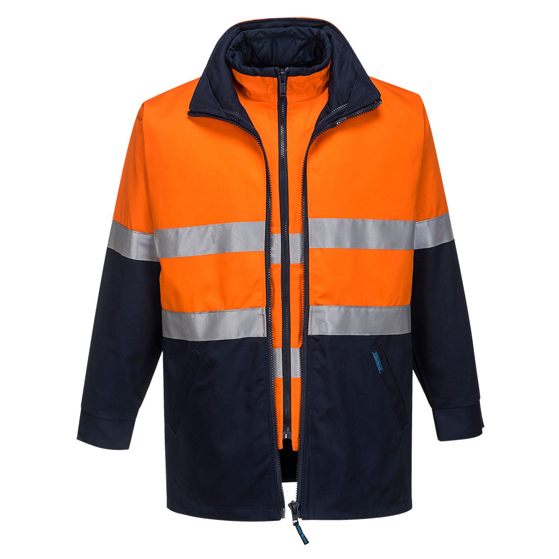 Portwest MJ777 Hume Hi-Vis 4-in-1 Contrast Work Jacket