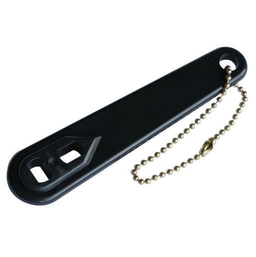 Max Global Products MM-CKS Oxygen Cylinder Key Spanner with Chain