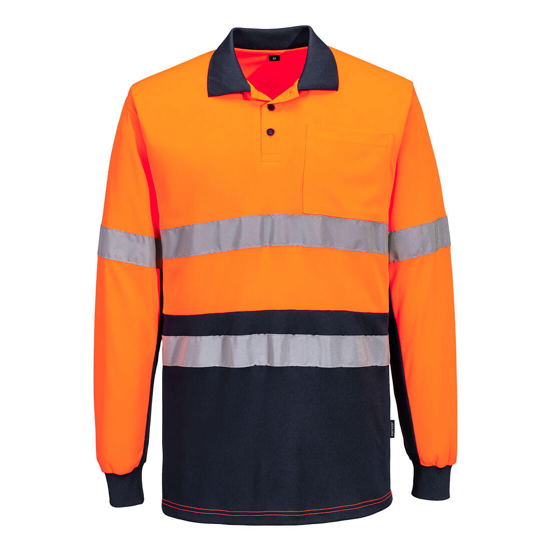Portwest MP613 Hi-Vis Class D/N Contrast Polo shirt L/S