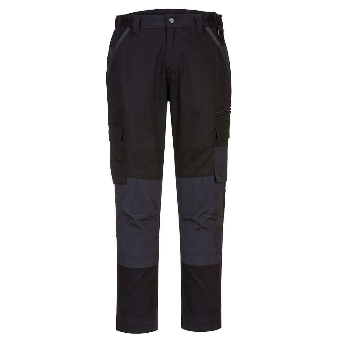 Portwest KX3 Stretch Slim Fit Trade Pants in Black