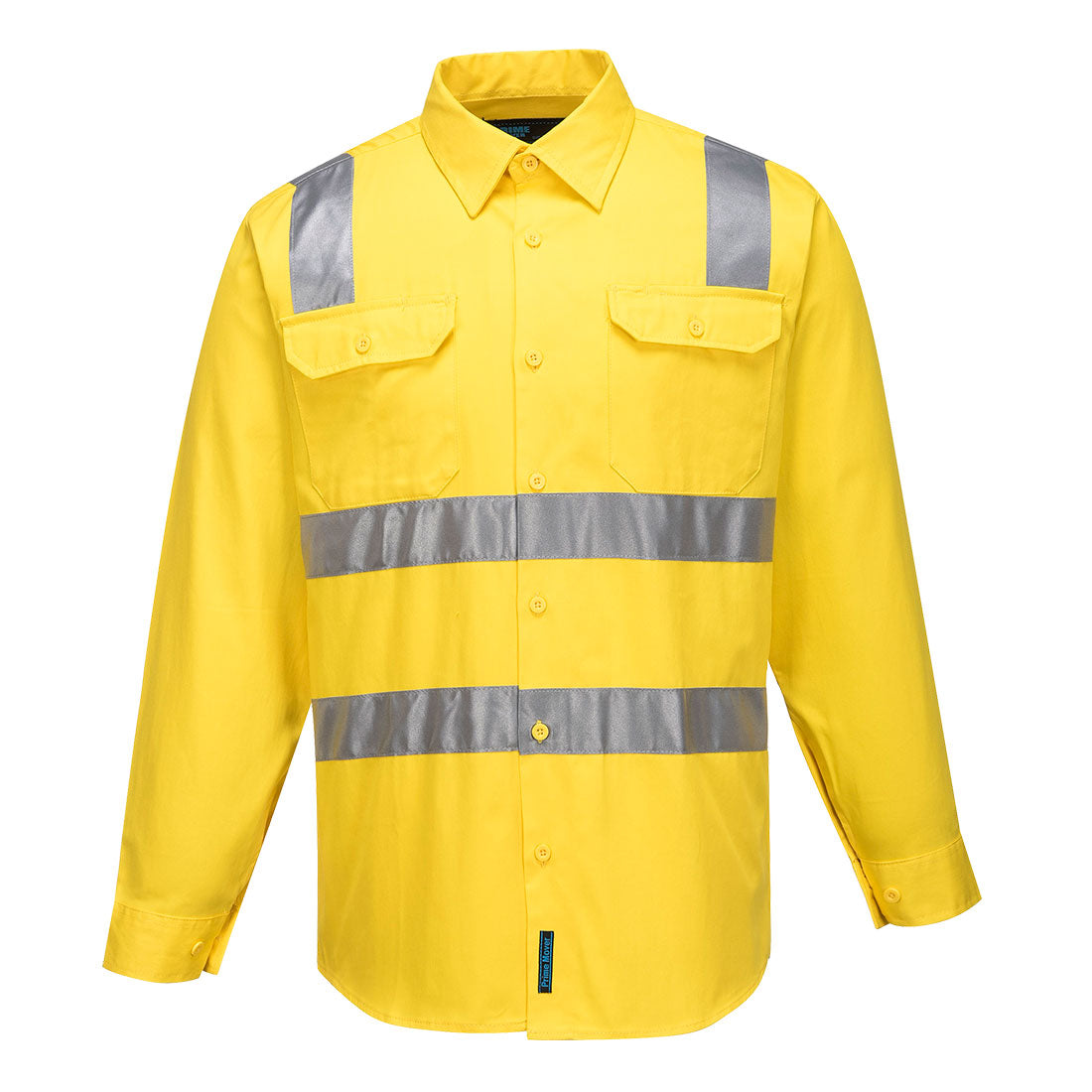 Portwest Perth Hi-Vis Shirt L/S in Yellow