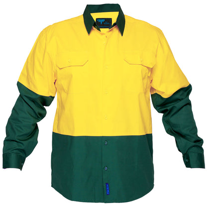 Portwest MS801 Canberra Hi-Vis Lightweight Contrast Class D Shirt L/S