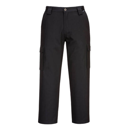 Portwest Lightweight Cargo Pants in Black