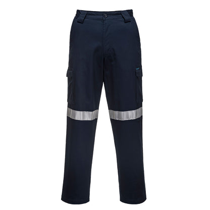 Portwest Lightweight Cargo Pants with Tape in Navy