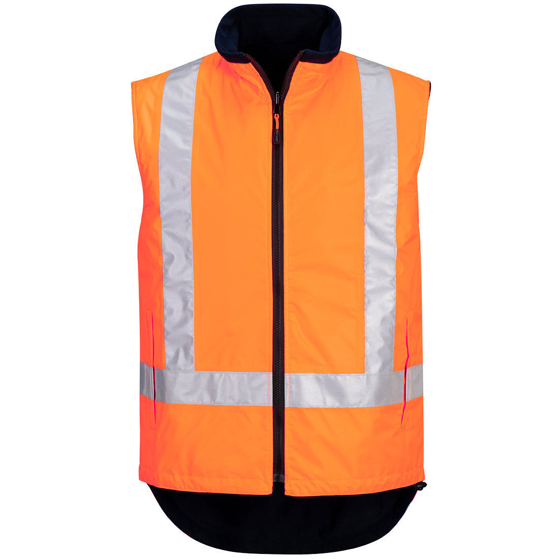Portwest TTMC-W17 Hi-Vis X Back Reversible Vest in Orange
