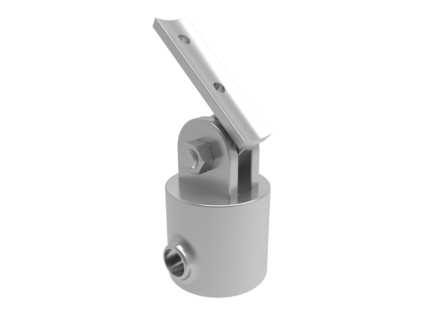NoWeld 751 - Assist Adjustable Angle Post Saddle 48.3mm Connector - Galvanised