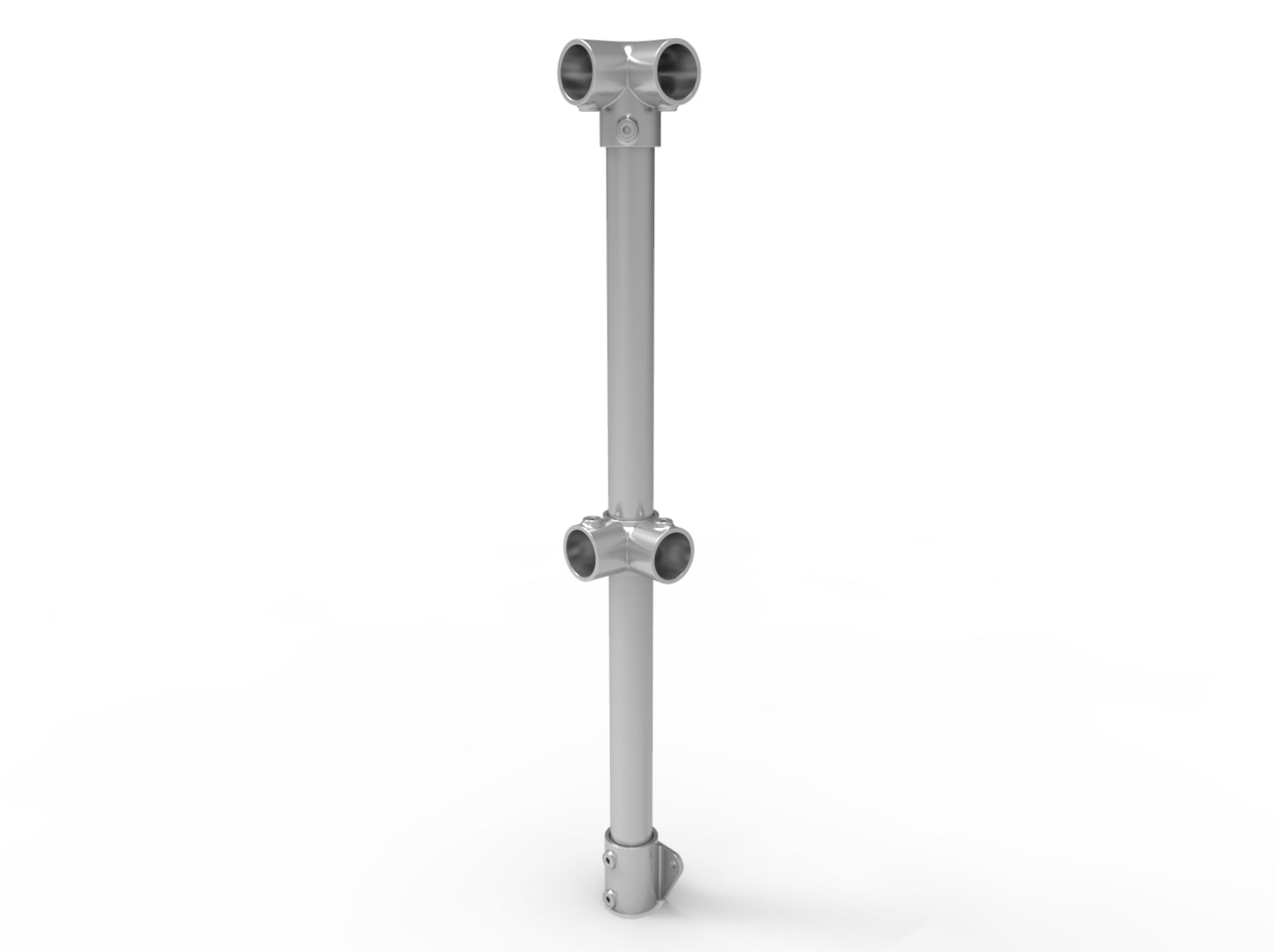 NoWeld Corner Post Vertical Mount - Galvanised