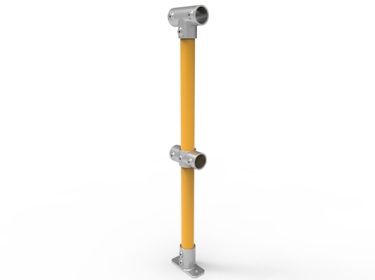 NoWeld Through Post Removable In-Floor - Galvanised