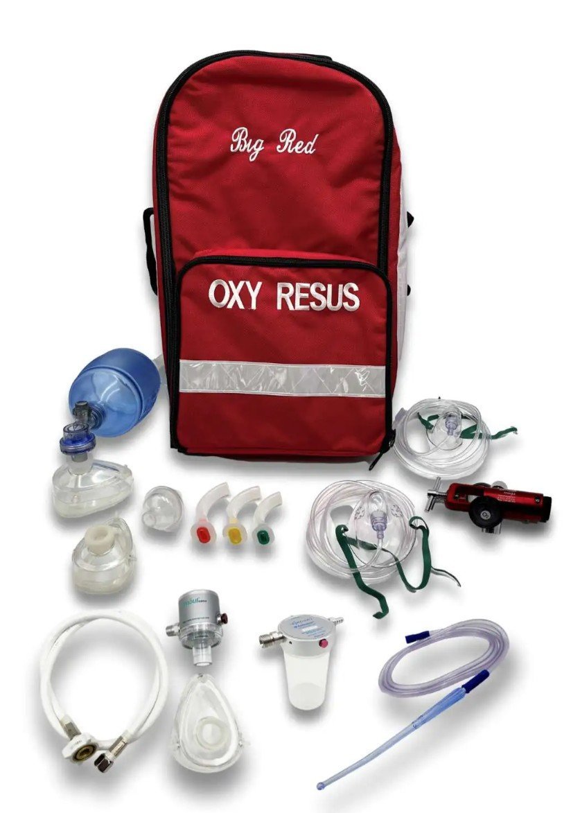 Max Global Products OR-DEMAND Complete Oxygen Resuscitation Unit with Demand Head and Suction