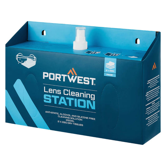 Portwest Lens Cleaning Station in White