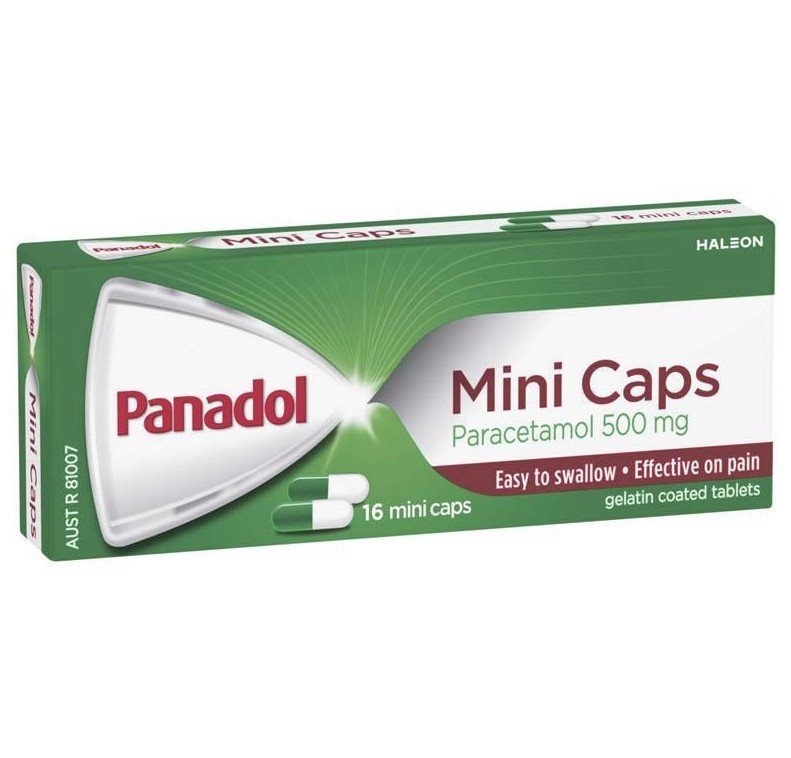 HALEON AUST PMC16 Panadol Mini Capsules 500mg 16