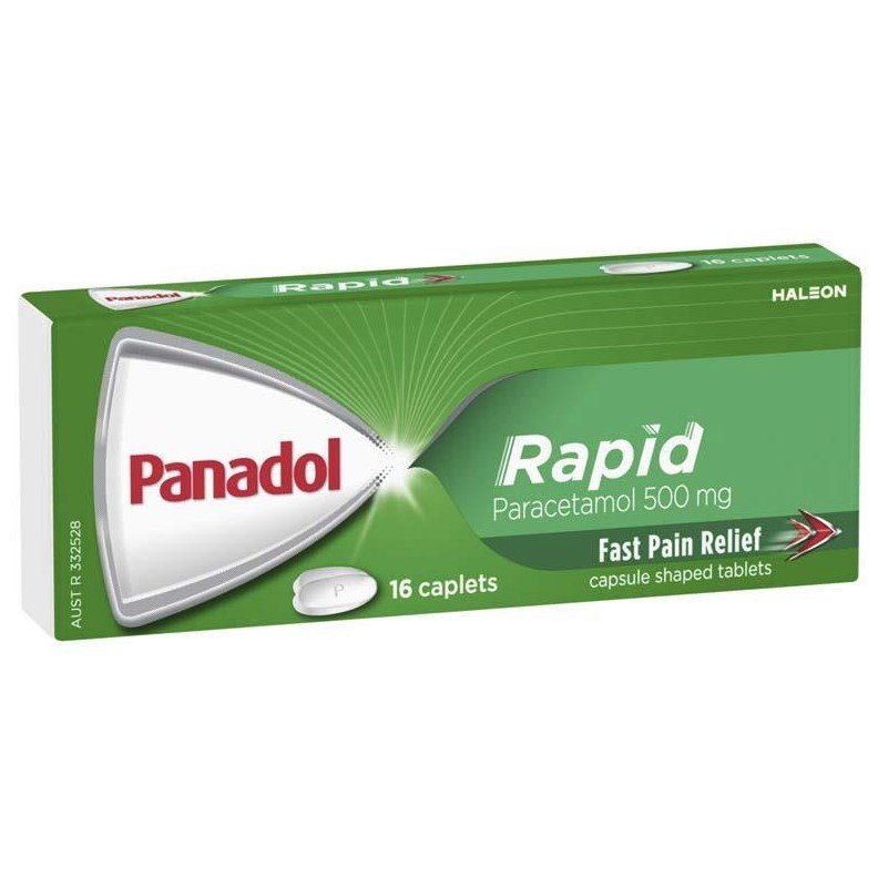 HALEON AUST PRC16 Panadol Rapid Caplets 500mg 16