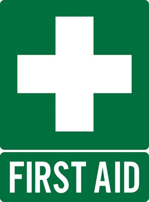 Max Global Products PS1BP First Aid Sign, Plastic, 225 x 300mm