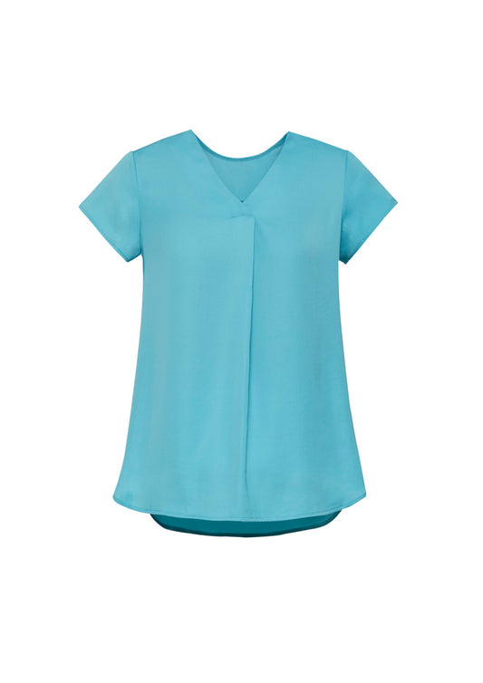 BizCorporate RB967LS Womens Kayla V-Neck Pleat Blouse product front