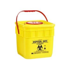 IDC RE10LS Sharps Container Yellow Square 12.5L