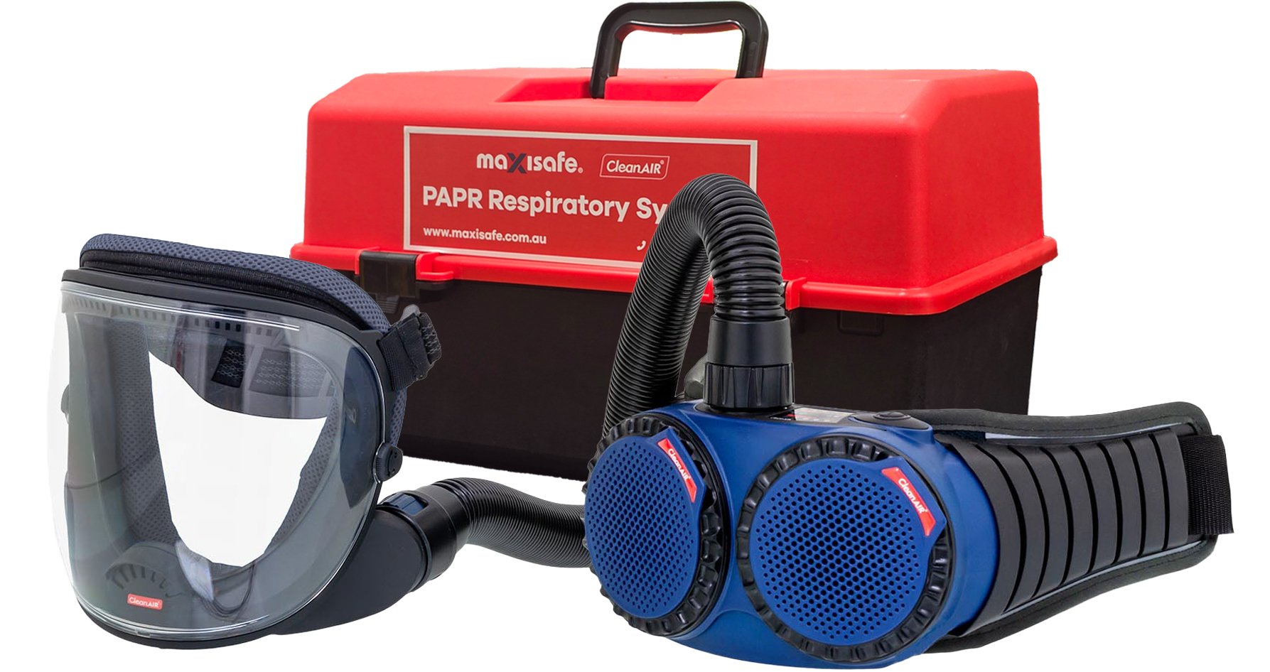 CleanAIR RFU837-CA UniMask & AerGO PAPR Kit