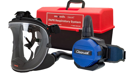 Maxisafe RFU837-CB5 CleanAIR UniMask w/ 5-Point Harness & Basic PAPR Kit