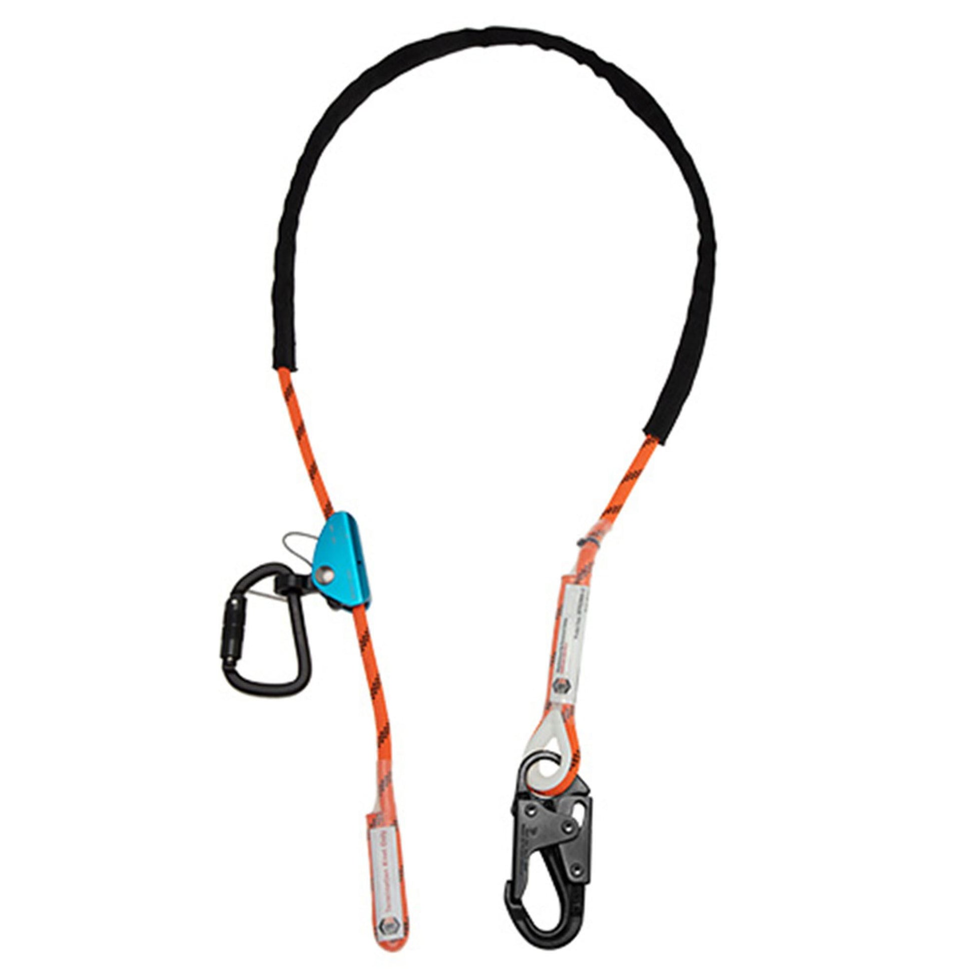 LINQ Height Safety 2.5M Rope Kernmantle cw RG13D with Perm KTASA26 ERS Cover & Snap Hook To Thimble