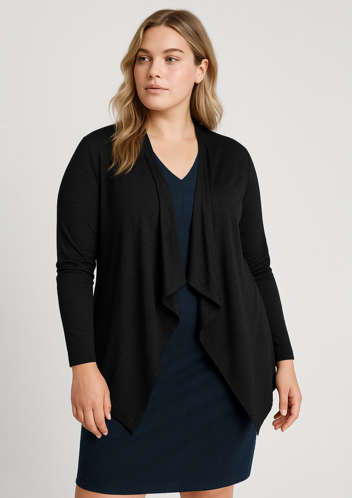 BizCorporate RLC267L Womens Sofia Waterfall Cardigan