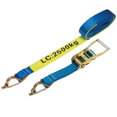 LINQ Height Safety Ratchet Tie Down 50mmx12M 2.5T Captive J-Hook