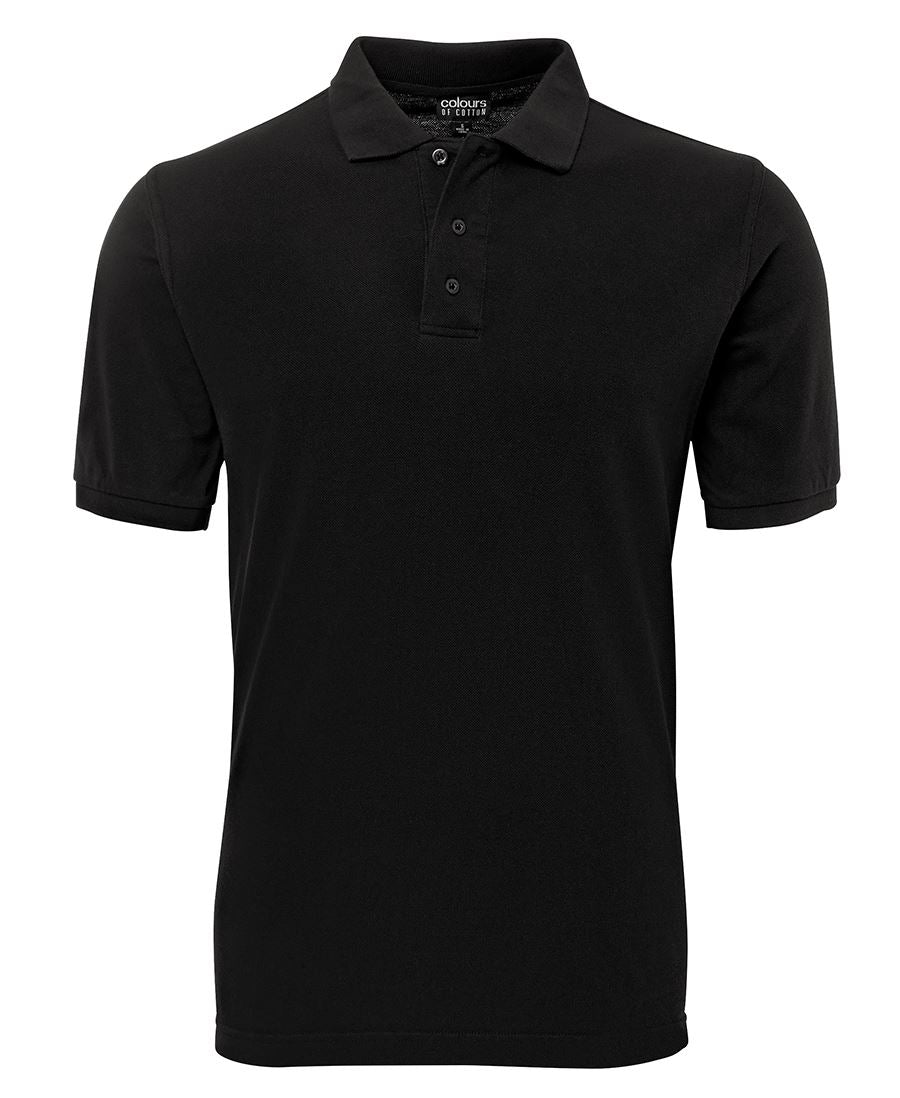 C of C Pique Polo Charcoal Marle
